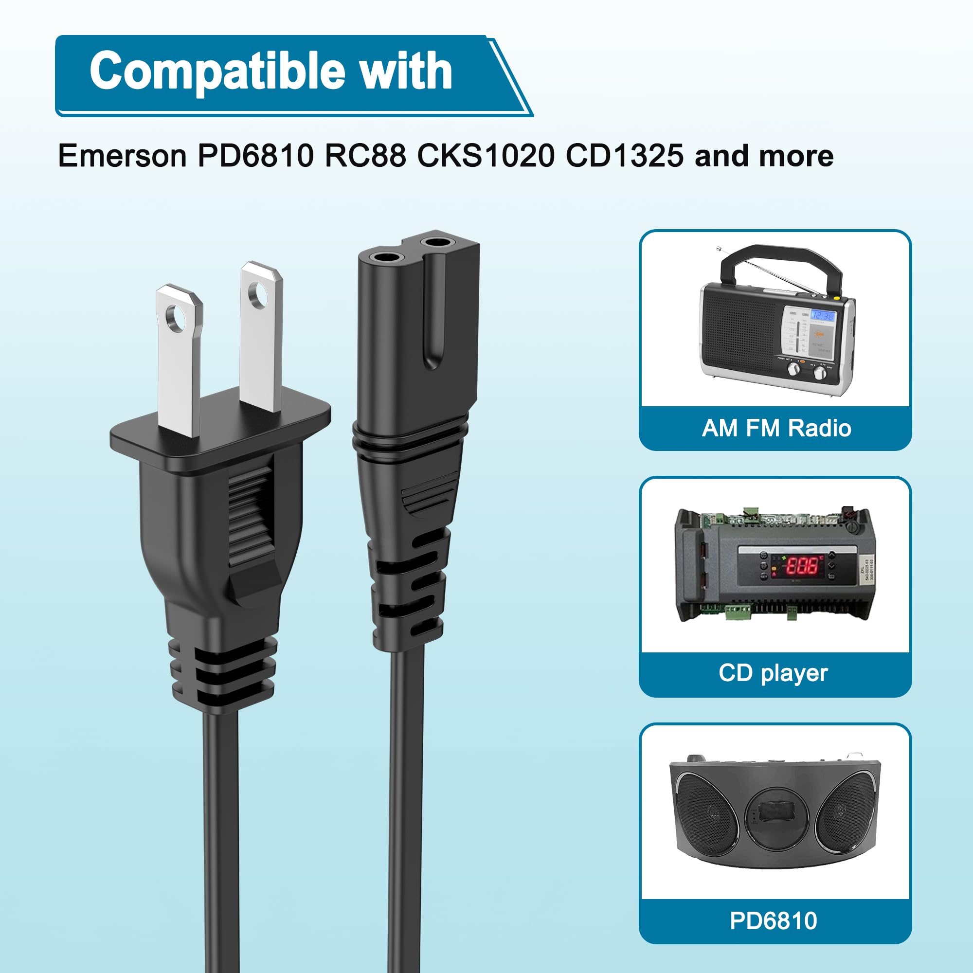 Amazon.com: PKPOWER AC Power Cord Cable 5ft Replacement for