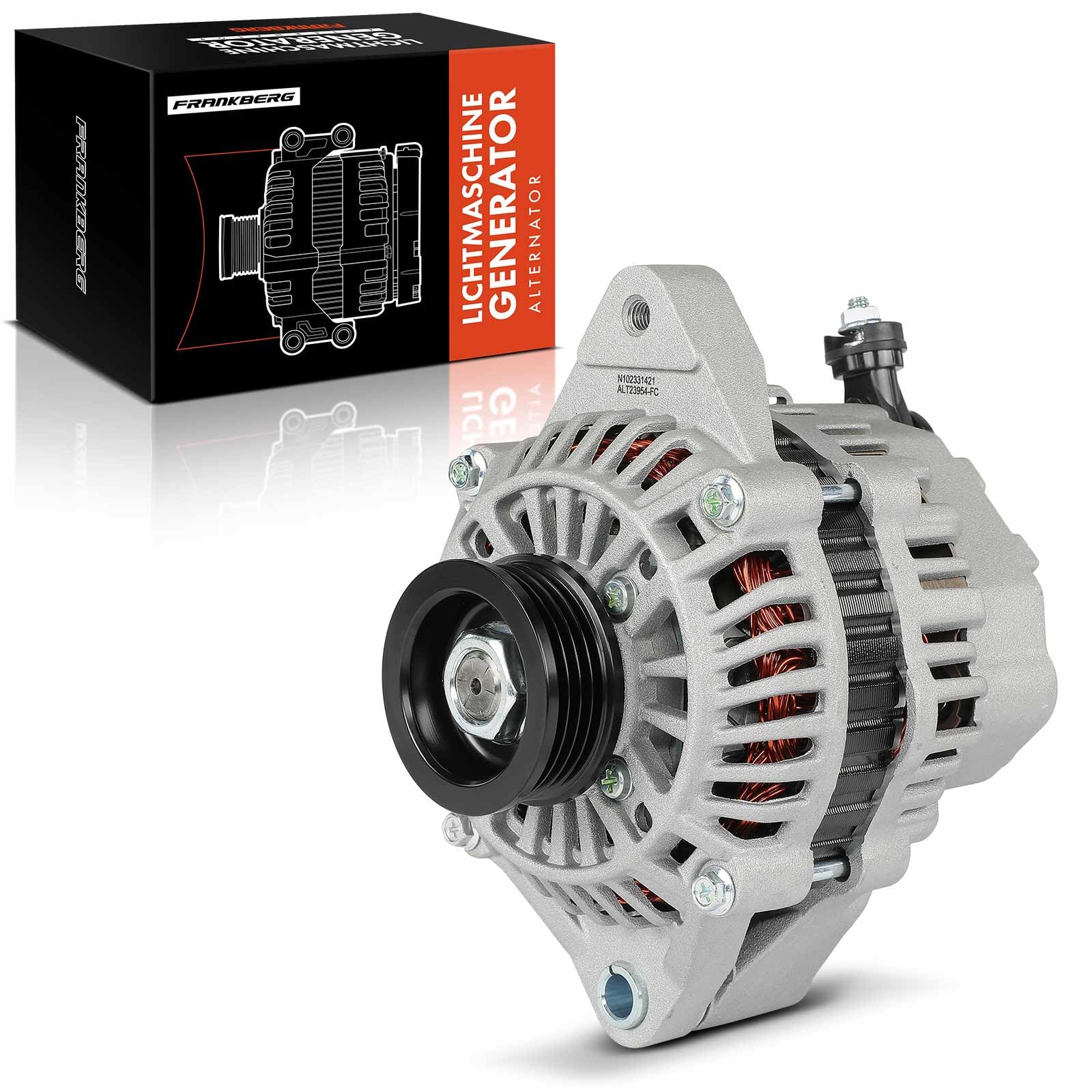 Frankberg Alternateur avec poulie à courroie trapézoïdale, essence | Avec poulie à courroie multi-nervures, essence, A5TB1291ZE; A5TB1291ZE; Compatible avec: ,