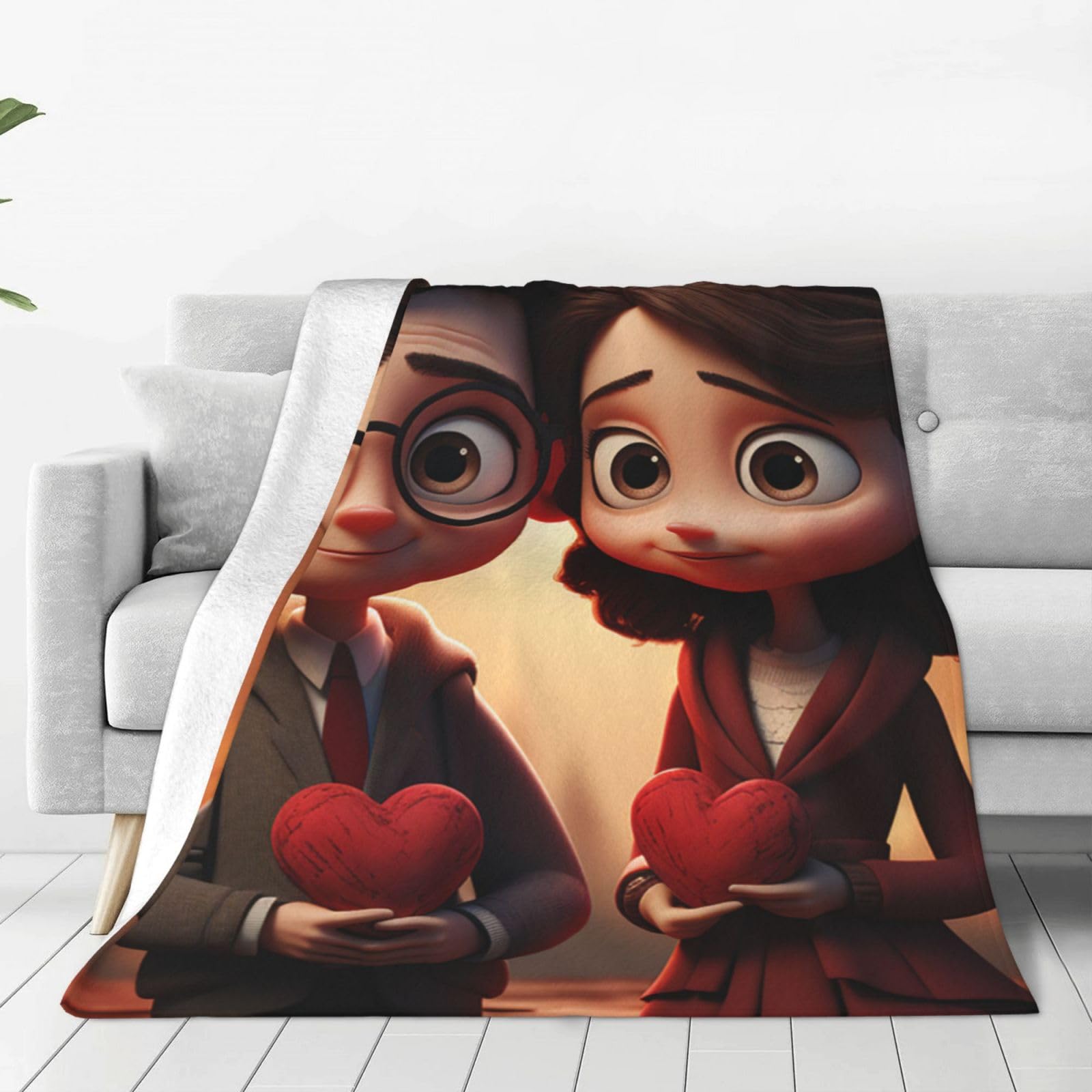 Couverture canapé douce pour couple plaid flanelle pelucheux lit salon