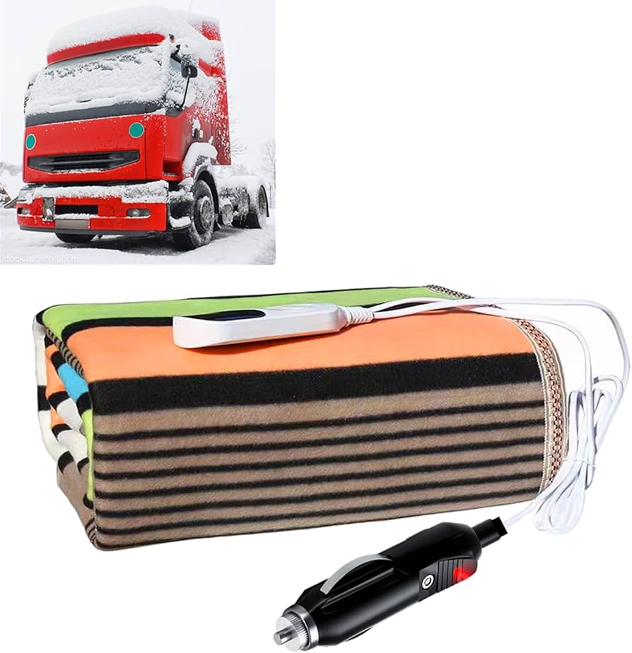 Amazon.co.jp: 24V トラック用電気毛布 車中泊 寒さ対策 厚め 暖かい