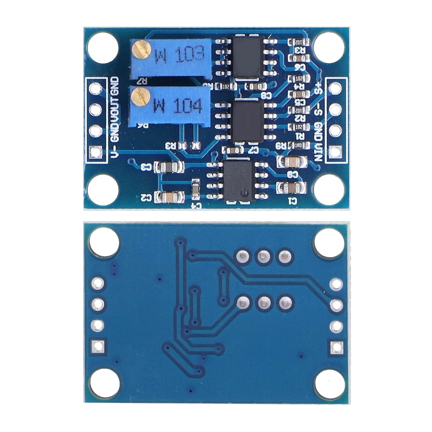 Lyrlody Módulo de Amplificador de Tensão, Ajuste de Ponto Nulo, Alta Ampliação, Design Compacto, Saída de Pressão Negativa, DC 3-12V