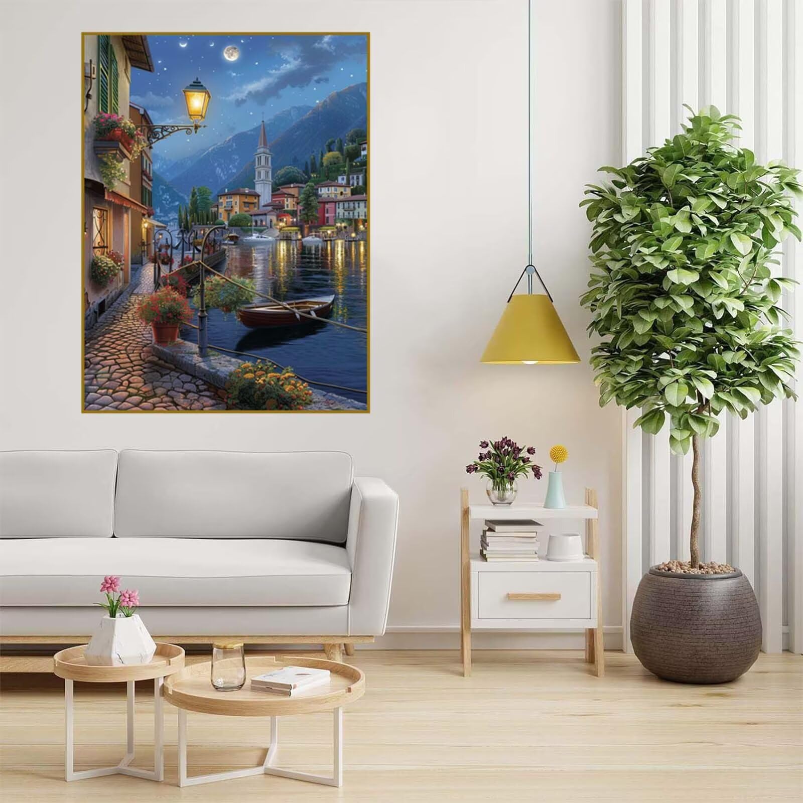 Diamentowe domy artystyczne, zestawy do malowania diamentami dla dorosłych, 5D Dimond Art Boat Gem Arts and Crafts Paintings, zestaw do haftu krzyżykowego, hobby dla dorosłych i kobiet, dekoracja