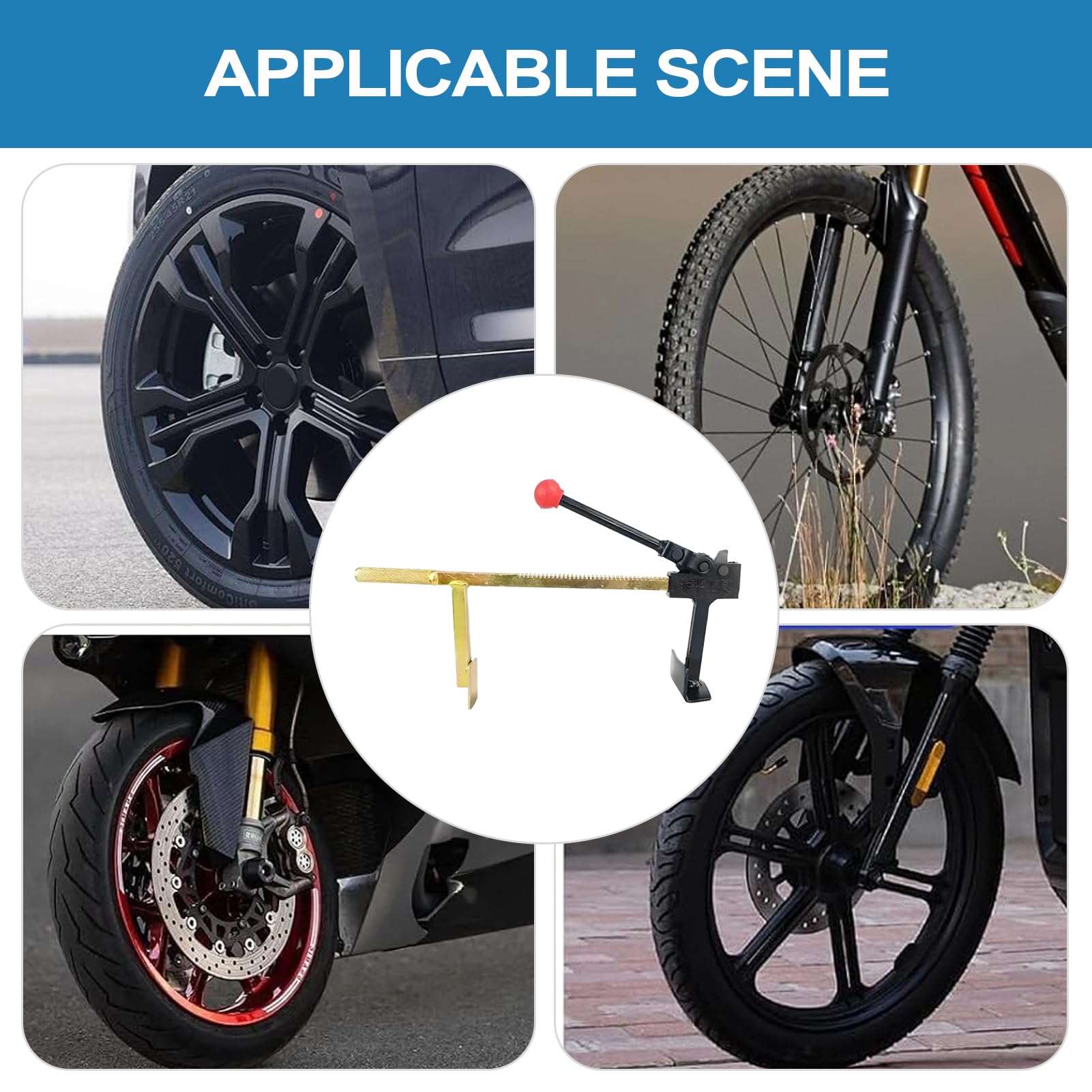 Smontagomme ATV – Strumento di rimozione cambio pneumatici moto, strumenti manuali per bici, auto, camion, moto da cross, scooter automobilistici