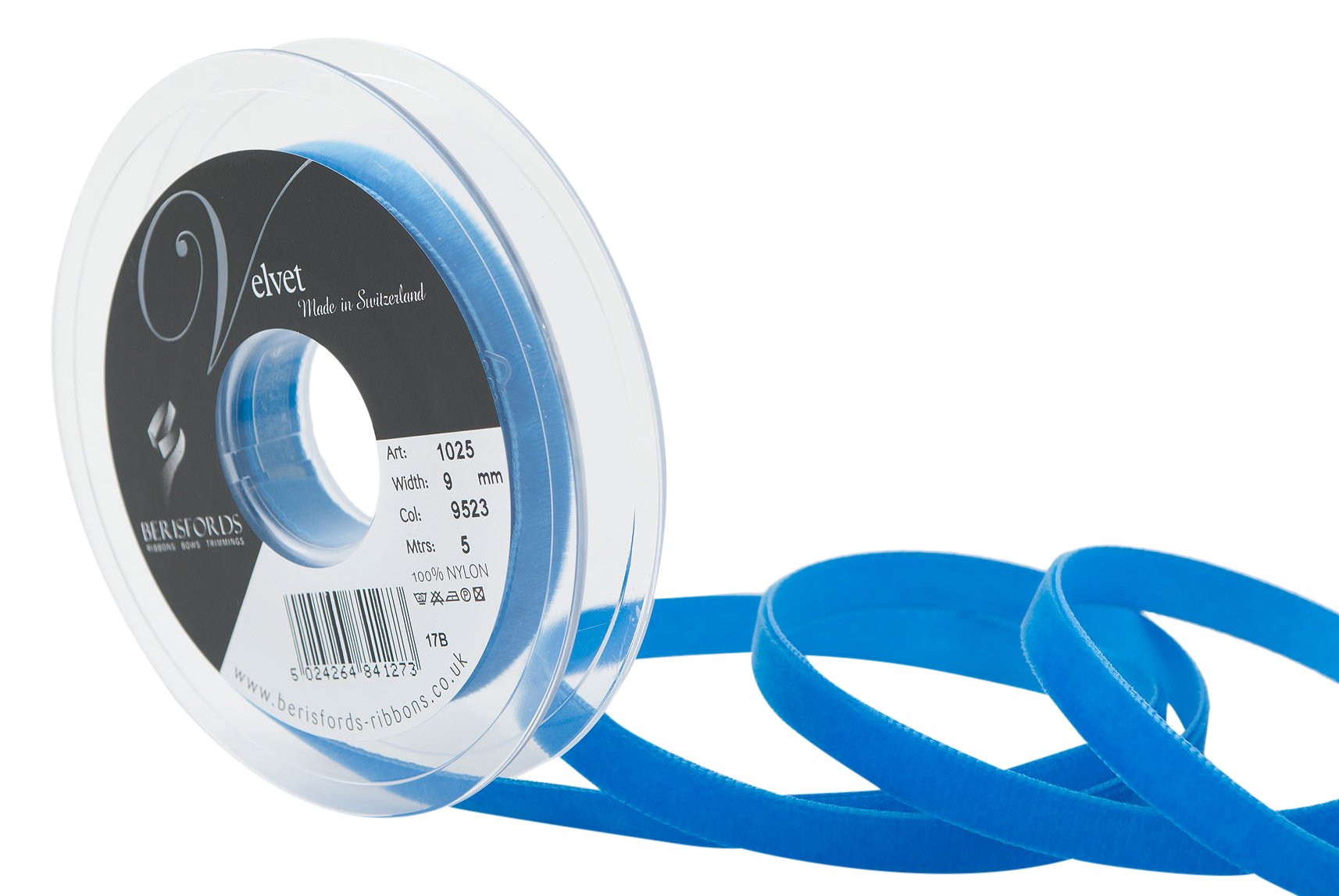 Berisfords 9523 Corn Velvet Ribbon Mini Roll