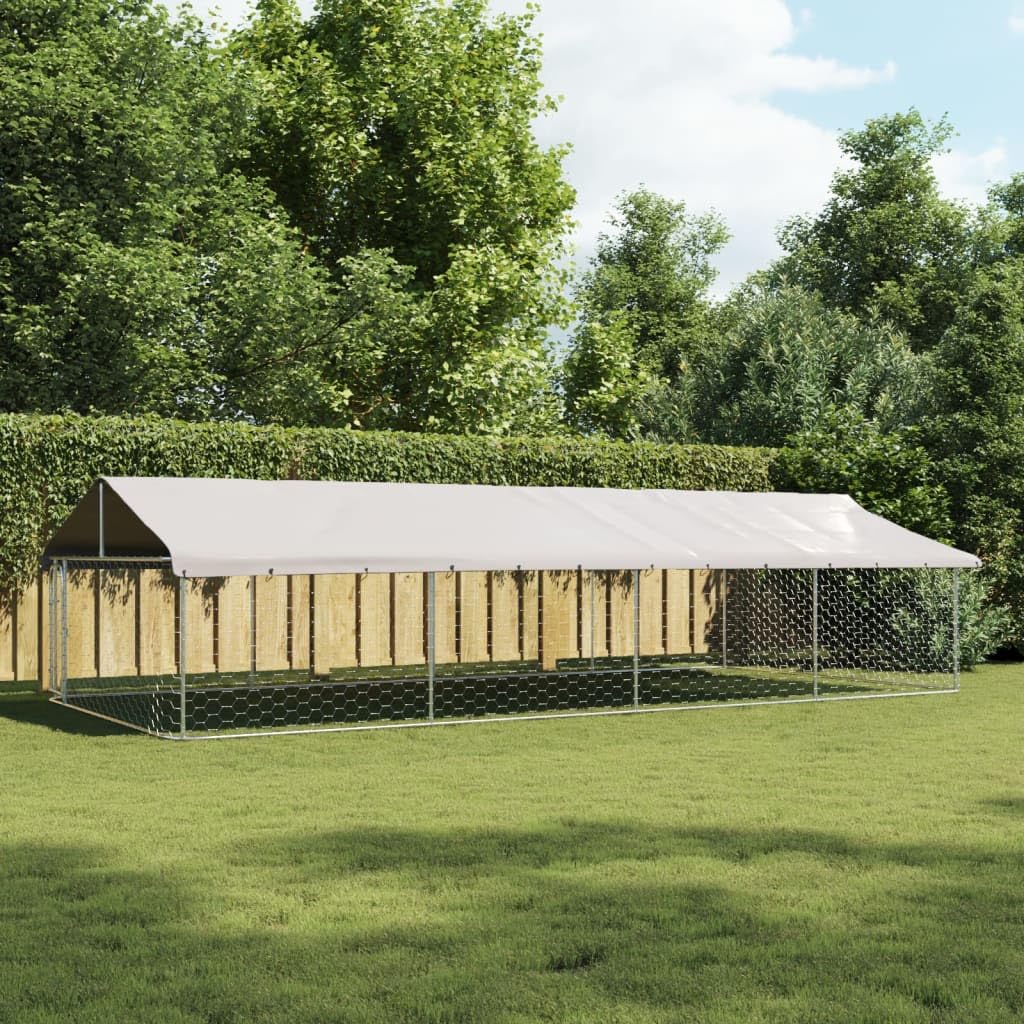 Générique Chenil extérieur avec Toit 600x300x150 cm,Niches & enclos pour Chiens,44.5KG-171502