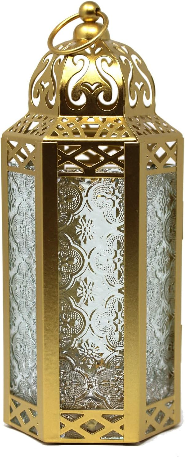 Moroccan Style Lanterns (Medium, Gold)