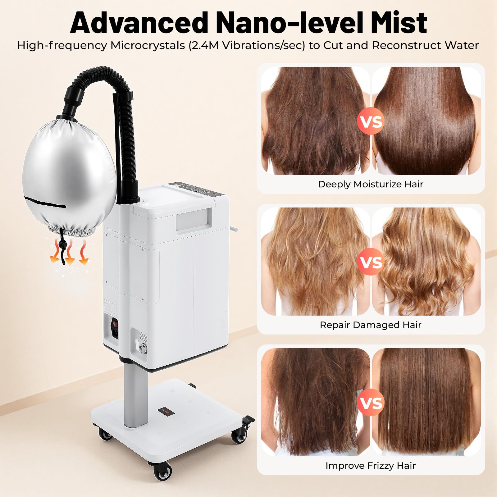 Amazon.com : Professional Nano Hair Steamer Anion Hair Color