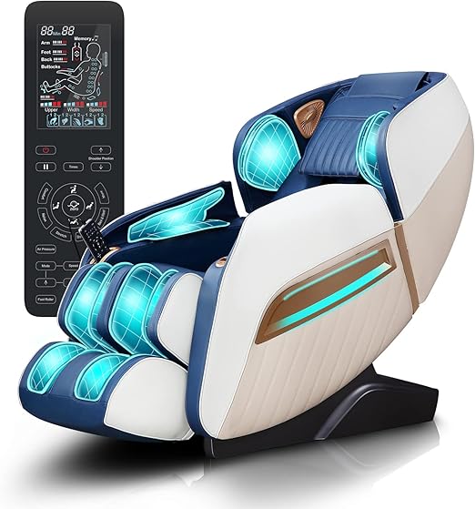 RelaxRelife Massage Chair, Full Body Massage Chairs with Zero Gravity AI Voice
