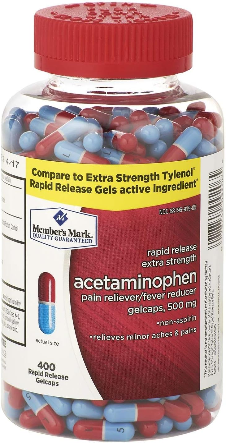Wuiil MEMBER´S MARK Member'S 500Mg Extra Strength Acetaminophen