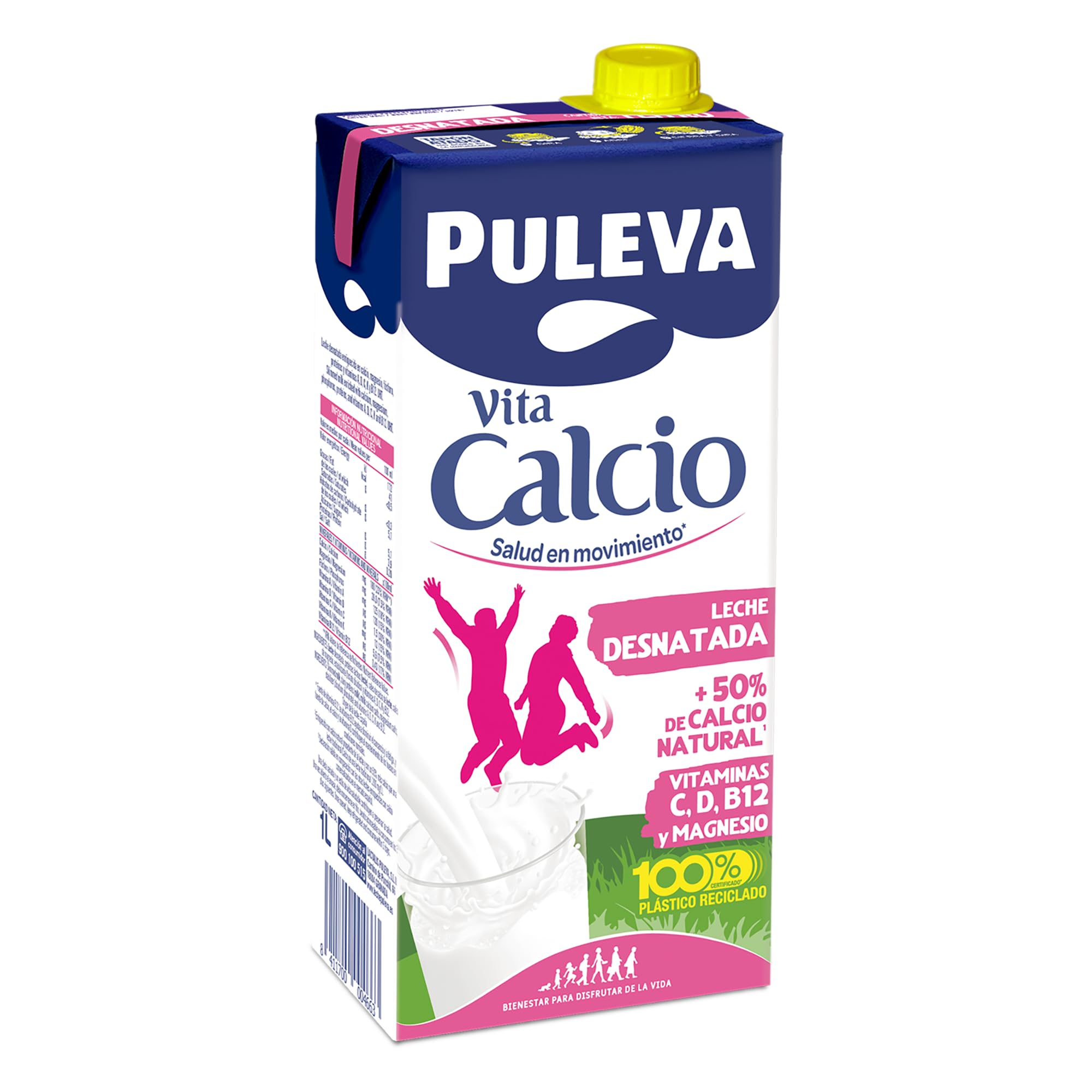 Puleva Calcio Leche Desnatada Pack 6 x 1L