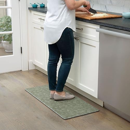 Miniatura 18 de Home Dynamix Trenton Solace - Tapete de cocina tradicional con textura de diamante, color expreso, 17 x 32 pulgadas Beige