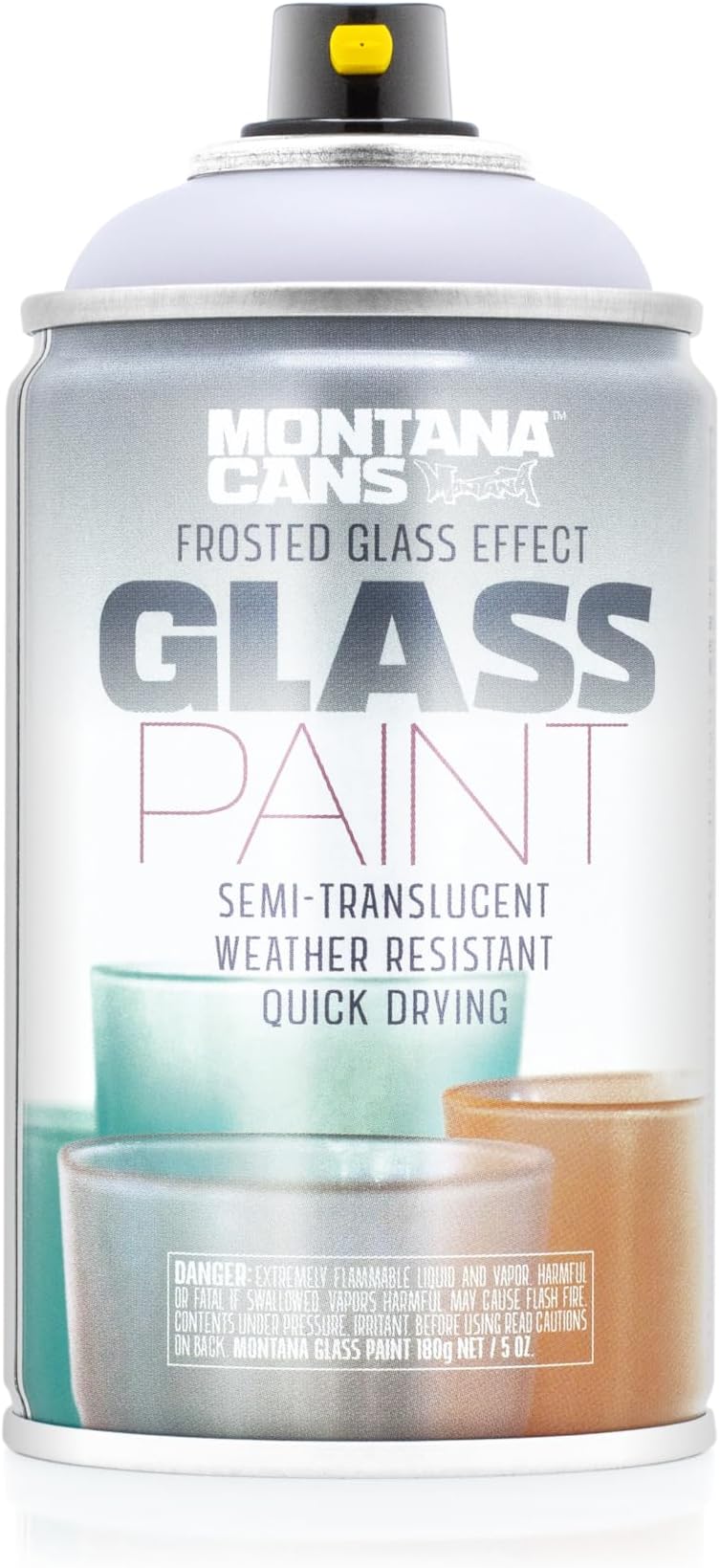 Montana Cans Montana EFFECT Glass Spray Paint, FROSTED - MATT ORCHID 5 Ounce (Pack of 1)