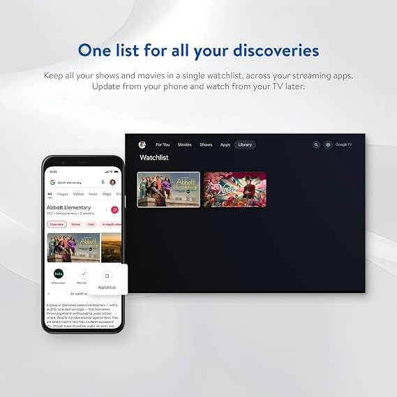 IT'S BRAZILIAN onn Full HD Streaming Device, Google TV - Fast Streaming, 8GB Storage, 1.5GB RAM, Remote with Voice Control
