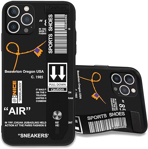 Funda compatible con iPhone SE 20223rd2020, iPhone 87 con correa de pulsera, zapatos deportivos Cool Off, estilo de marca, creativo, letras blancas disponible en Yaxa Peru