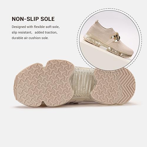 Miniatura 4 de LUCKY STEP - Zapatos de moda con cojín de aire para mujer, transpirables, casuales, cómodos y ligeros para caminar