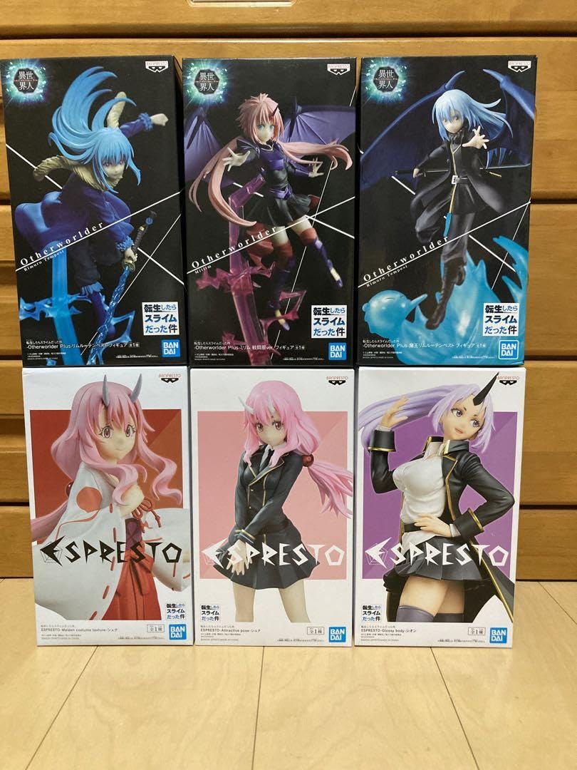 Amazon.co.jp: 転スラ フィギュア リムル シオン ミリム シュナ 異世界 