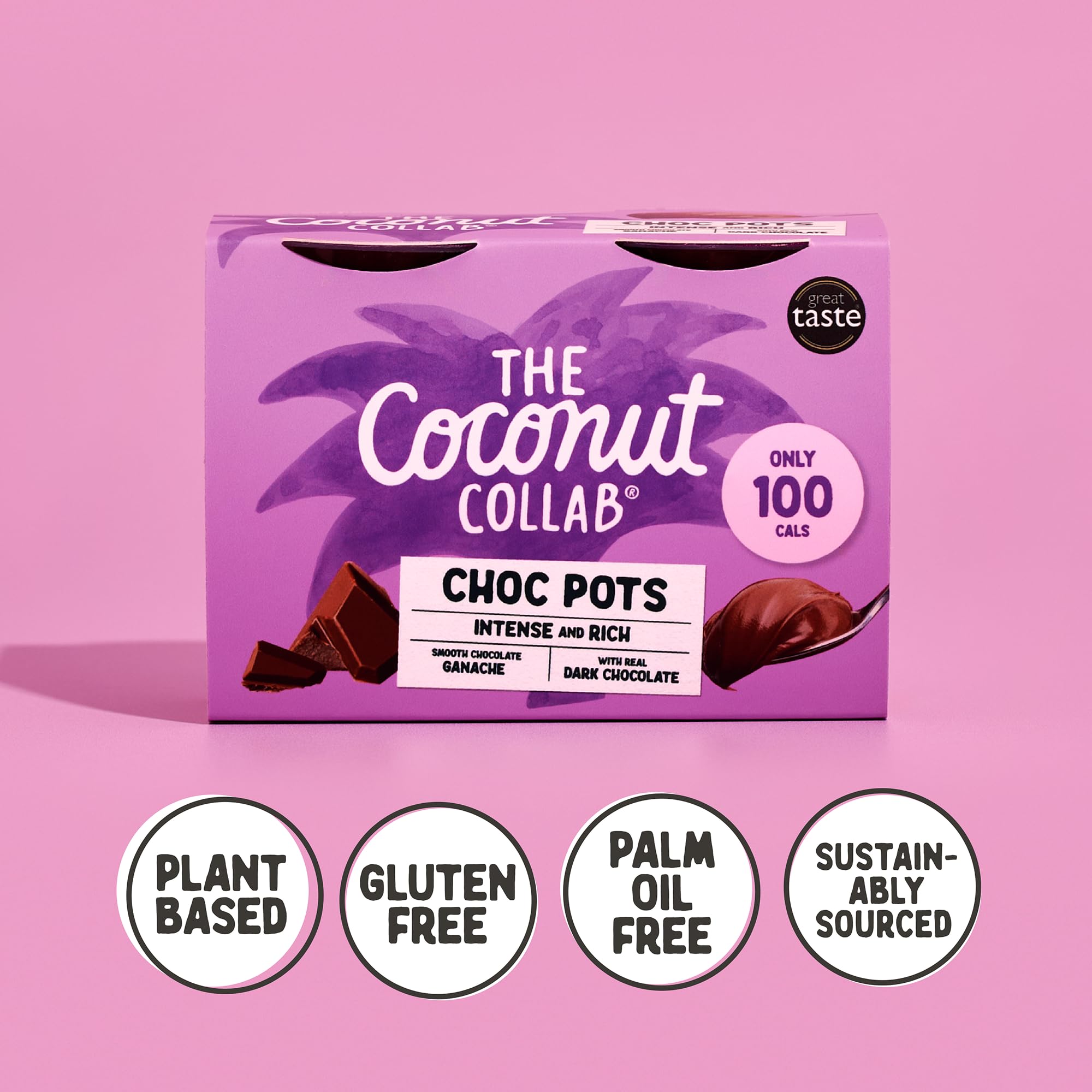 The Coconut Collaborative Little Choc Pot, 4 x 45 g | Grocery