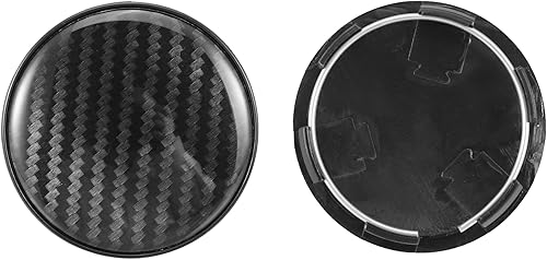 Miniatura 5 de X AUTOHAUX Tapacubos centrales de rueda de 2.480 in y 2.677 in, cubre llantas universales, piezas de tapa de cubo para coche, color negro