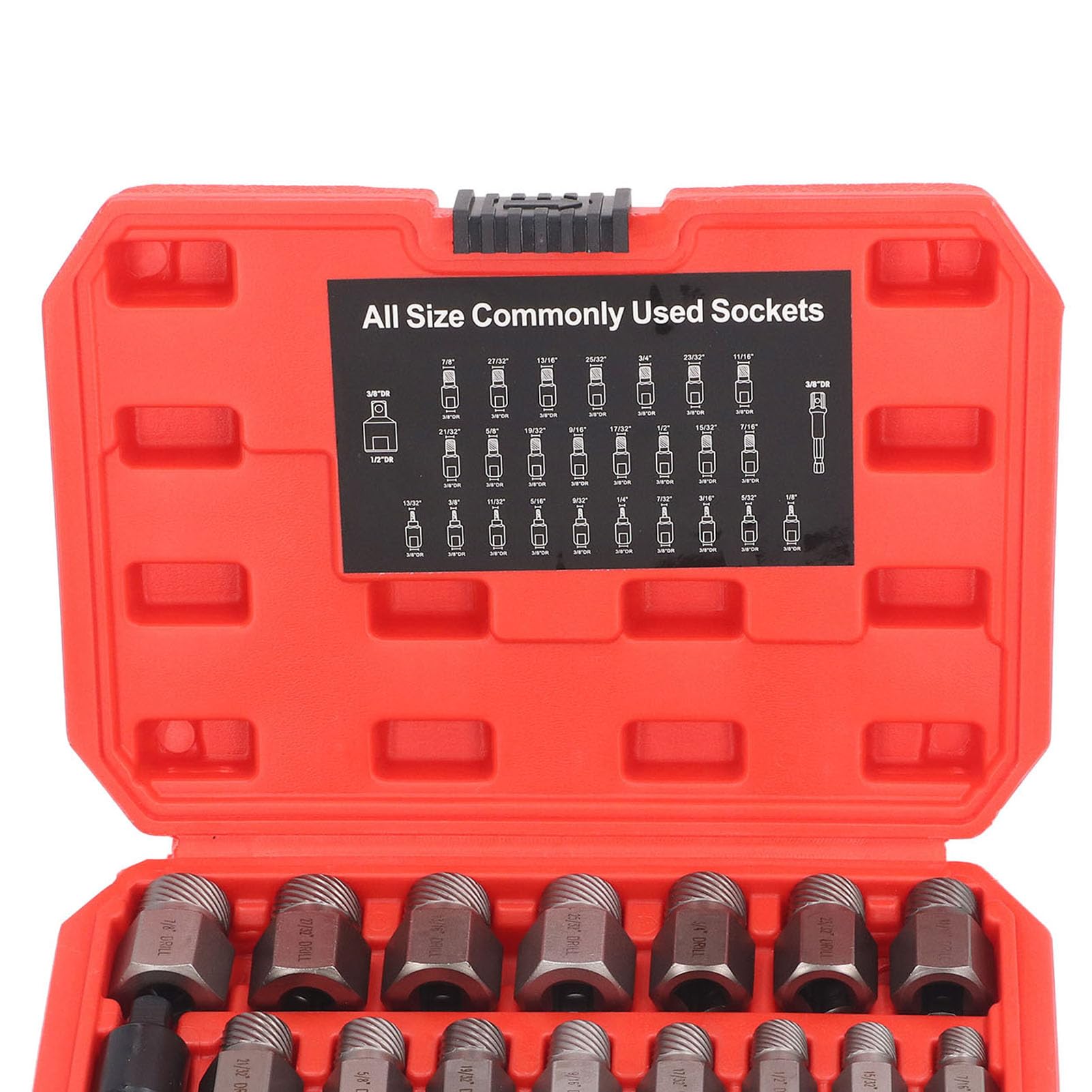 Alomejor Juego de Extractores de Tornillos de 27 Piezas, Kit de Herramientas Duradero para Quitar Tornillos Dañados, Perfecto para Mantenimiento de Reparación, Hecho de Acero Al Cromo Molibdeno