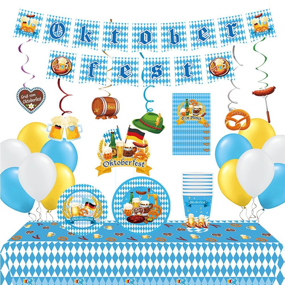 Vaisselle Oktoberfest pour un anniversaire enfants réussi