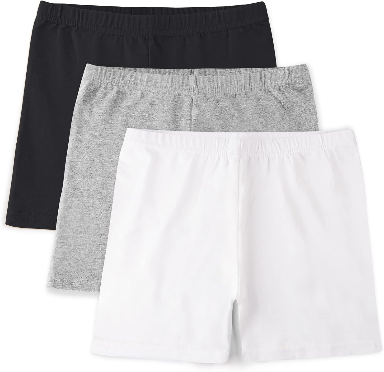 BOOPH Girls Bike Shorts Cartwheel Dance Shorts for Kids Under Dress 3 Pack