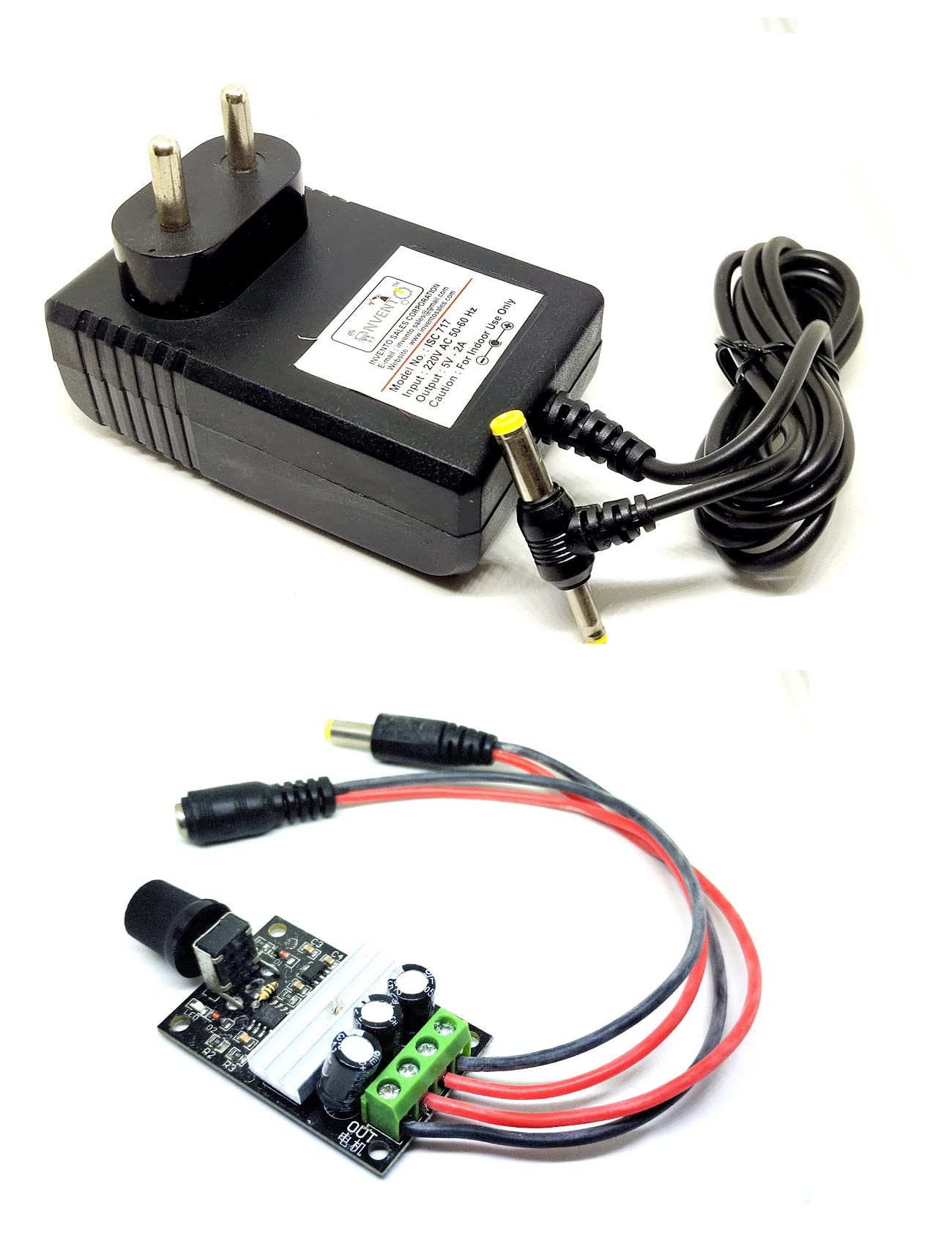 INVENTO 1Pcs 5V 2A DC Power Supply 10 Watts DC Adaptor AC to DC Converter SMPS with Adjustable Voltage Variator Potentiometer Regulator PWM (B0BMM7VWXM) Amazon Price History, Amazon Price Tracker