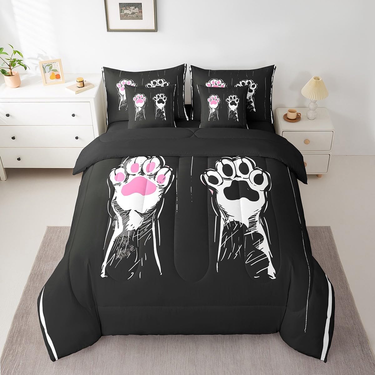 Feelyou 3D Galaxy Lightsaber Comforter Set with Sheets Green Blue Red Lightsaber 7 Piece Bedding Set Twin Size for Kids Boys Girls Bedroom Bed Decor Lightsaber Bed in a Bag Neon Lightsaber Bed Set