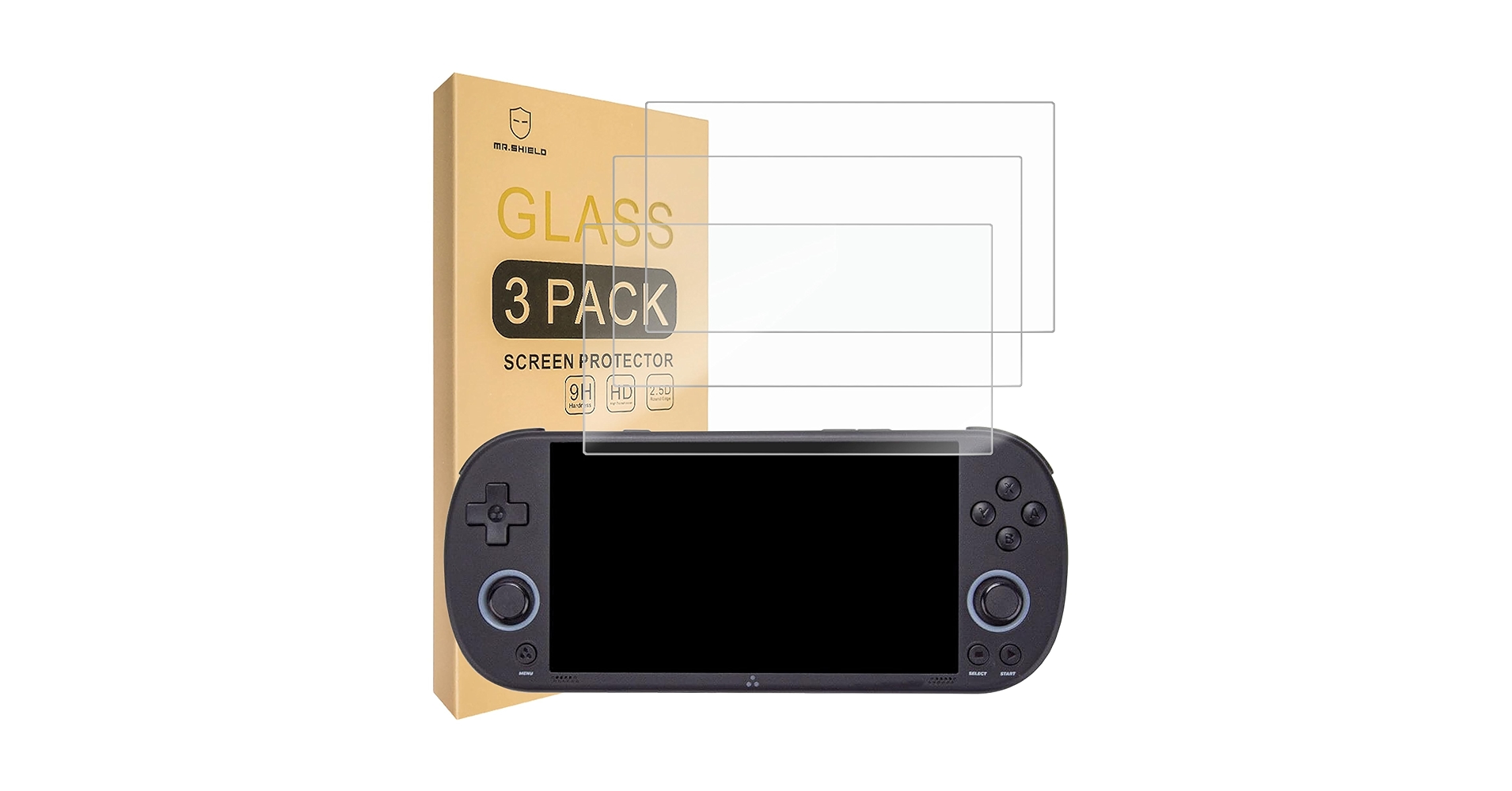 TRIMUI Smart Pro 向けの 保護フィルム 3枚セット Amazon.com: Mr.Shield [3-Pack] Screen Protector For TRIMUI