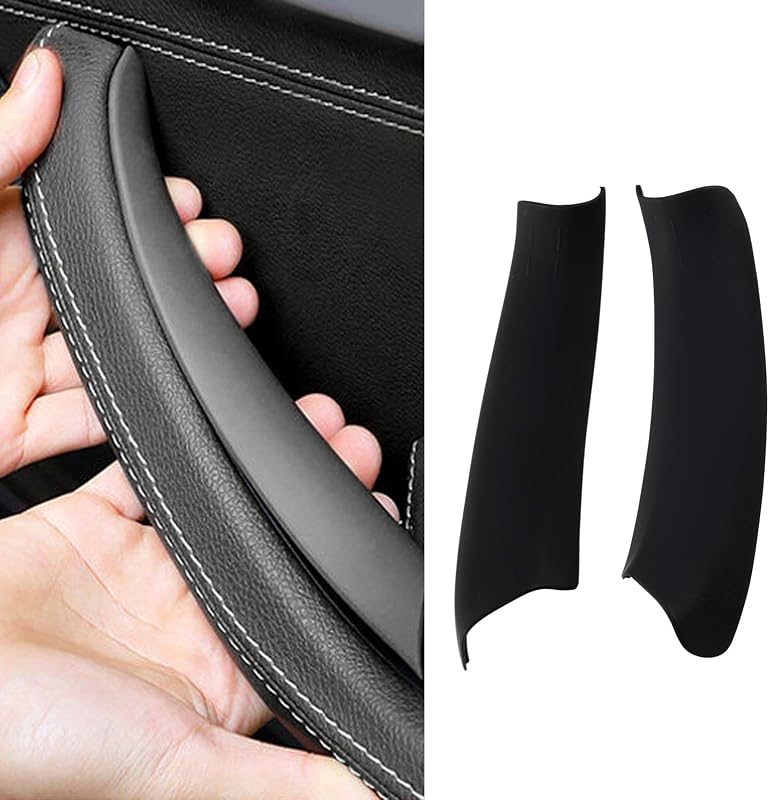 Capas de puxador interno da porta OVANOH para BMW X3 F25 e X4 F26 pretas – Par esquerdo e direito