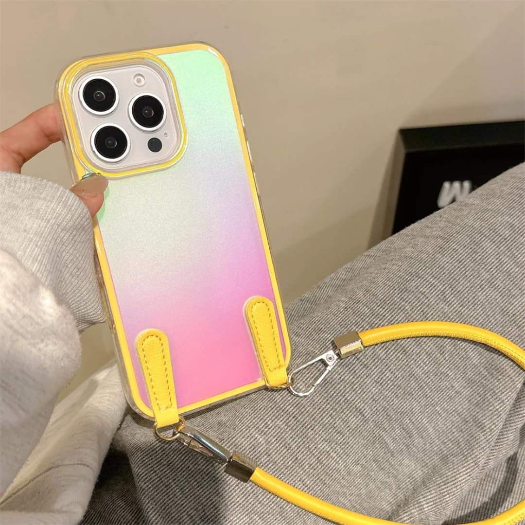 Coque fine antichoc pour iPhone 14 Pro Max avec motif laser dégradé - 8
