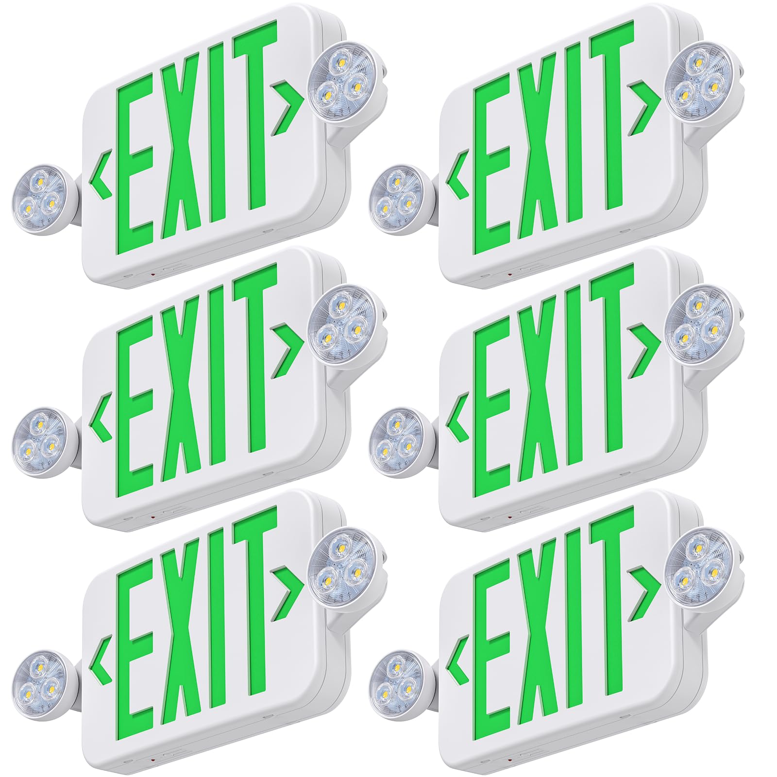 SASELUX Green Letter Emergency Exit Sign