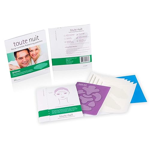 Miniatura 7 de Toute Nuit Arruga Flattening Facial ParchesGrooves Unisex Extra Wide Frente Cobertura anti-arrugas ParchesFace Tape