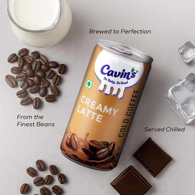 Cavin'S Creamy Latte Cold Coffee 170 Ml