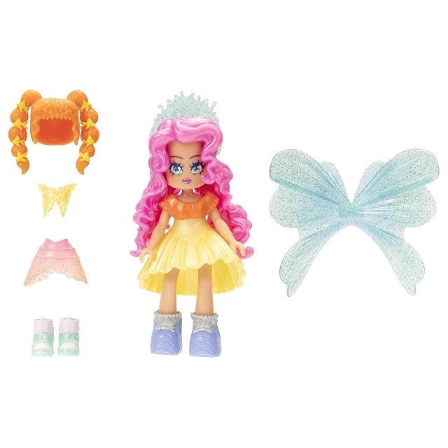 Foto 3 de 8 de Royale High 3” Water Fairy Fashion Doll - 1 Figure with 9 Fashion Accessories - Virtual Item Code Included