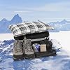 Haegs Camping Pillow, Travel Pillow, Lightweight Small Pillow with Silicone Fiber Filler, Medium Hardness, Breathable Case, Ideal Airplane Flight Pillow for Camping, Airplane and Car 30x45cm Grey