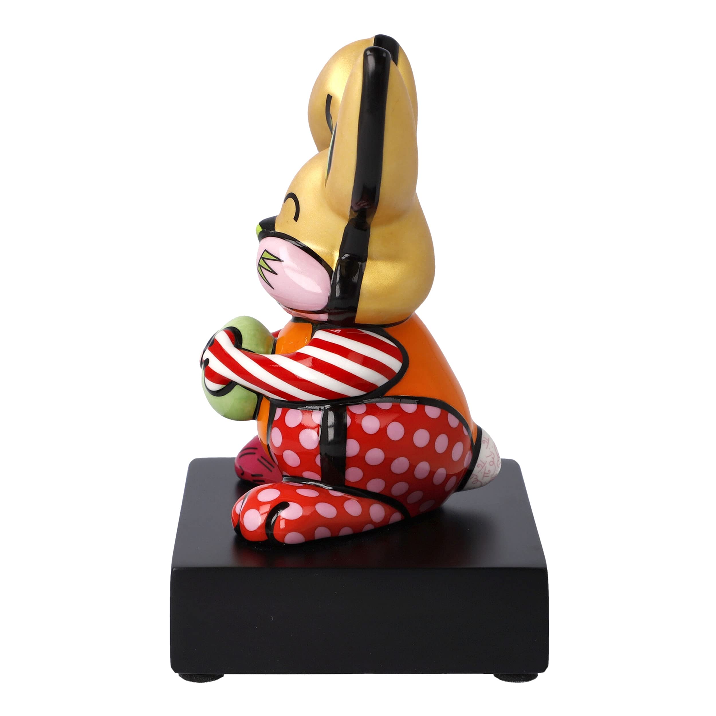Goebel Pop Art figurka dekoracyjna, porcelana, 14 cm, pomarańczowa