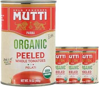 Amazon.com : Mutti Organic Whole Peeled Tomatoes (Pelati), 14 oz