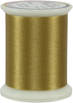 Superior Threads Magnifico 2-Ply 40 Weight Trilobal Polyester Sewing Thread Spool - 500 Yards #2063 Clover Honey
