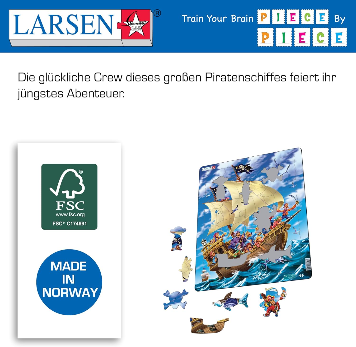 Larsen Pirates Puzzle (30 Piece)