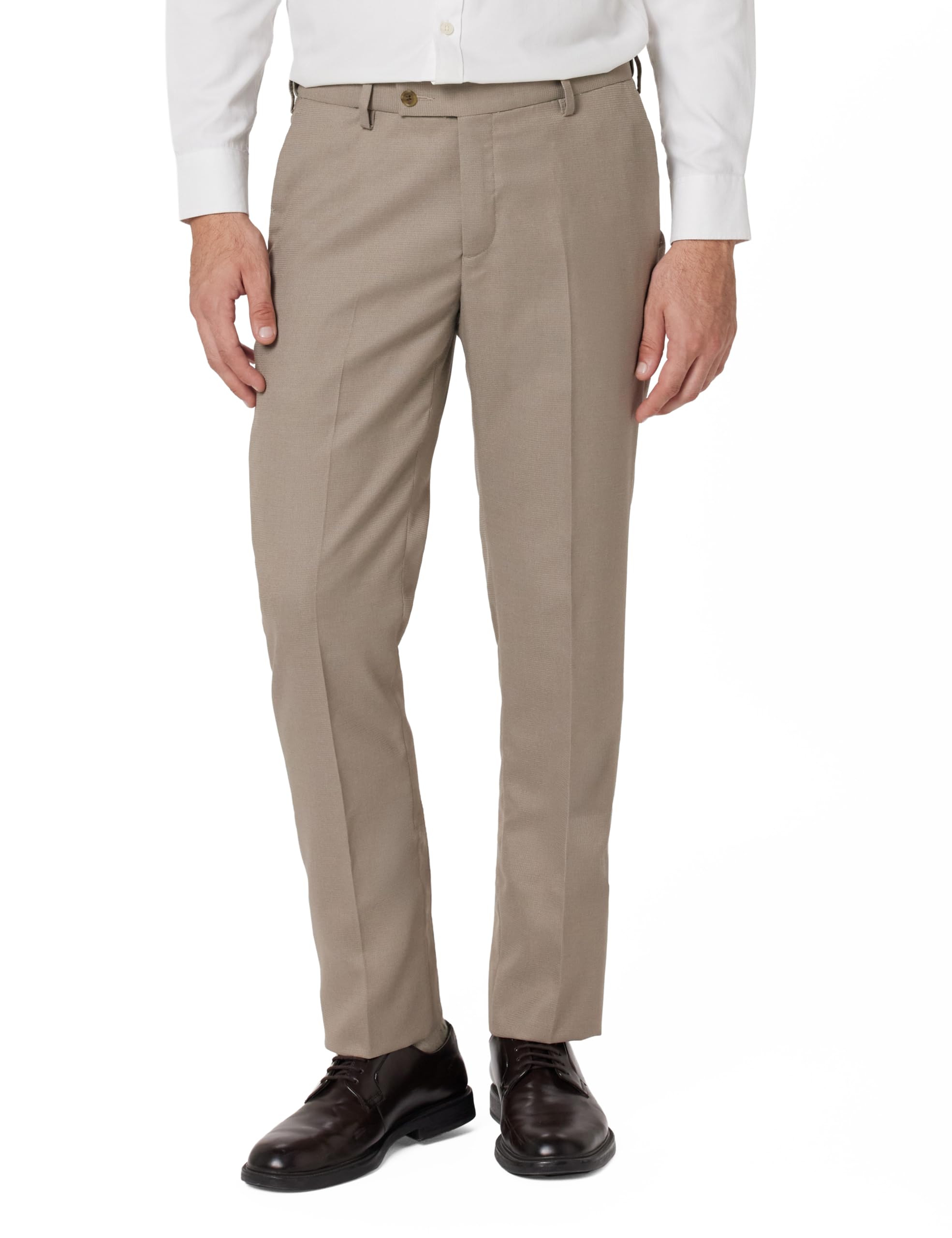 arrow Men's Tapered Trouser (ARAEOTR1624_Khaki-picture-19