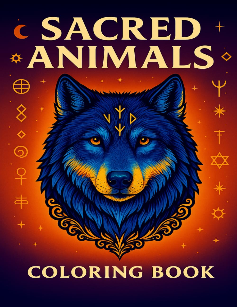 Sacred Animals: Enjoy Coloring Sacred & Tribal Spirit Animals – For Adults and Kids: 50 Powerful Symbols for Relaxation, Mindfulness, and Inner Balance (Sacred Animals & Mythology Coloring Books)