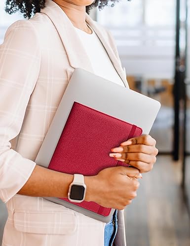 Vista 17 de Mymazn - Portapapeles pequeño Junior Padfolio Folio 7 x 9 Cuaderno de escritura recargable, carpeta de piel sintética A5 para bloc de notas, bloc