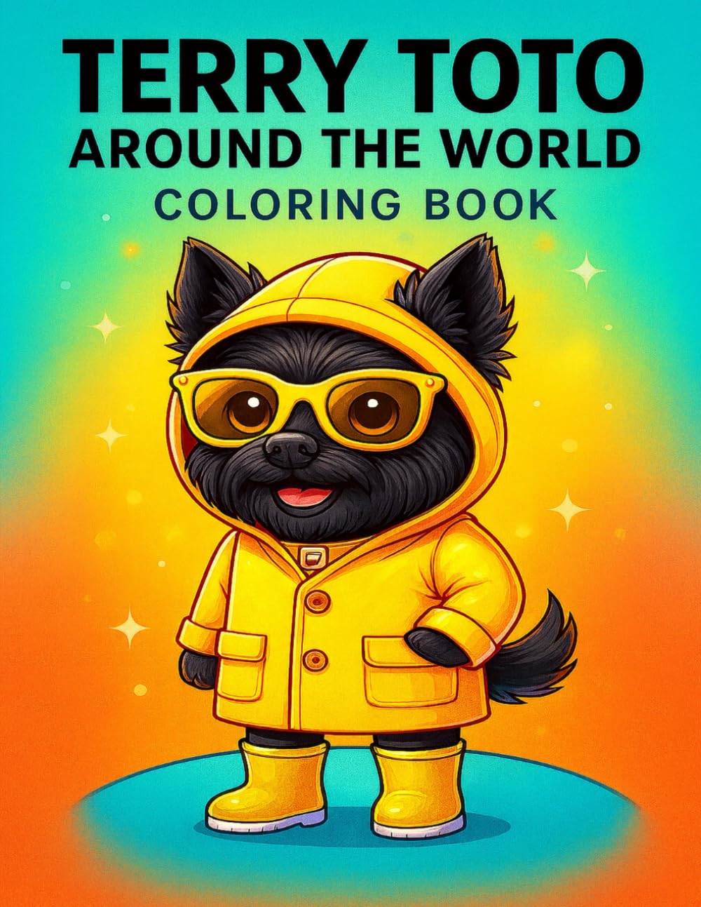 Terry Toto Around the World Coloring Book: A Travel Adventure Coloring Book for Kids Ages 4–8