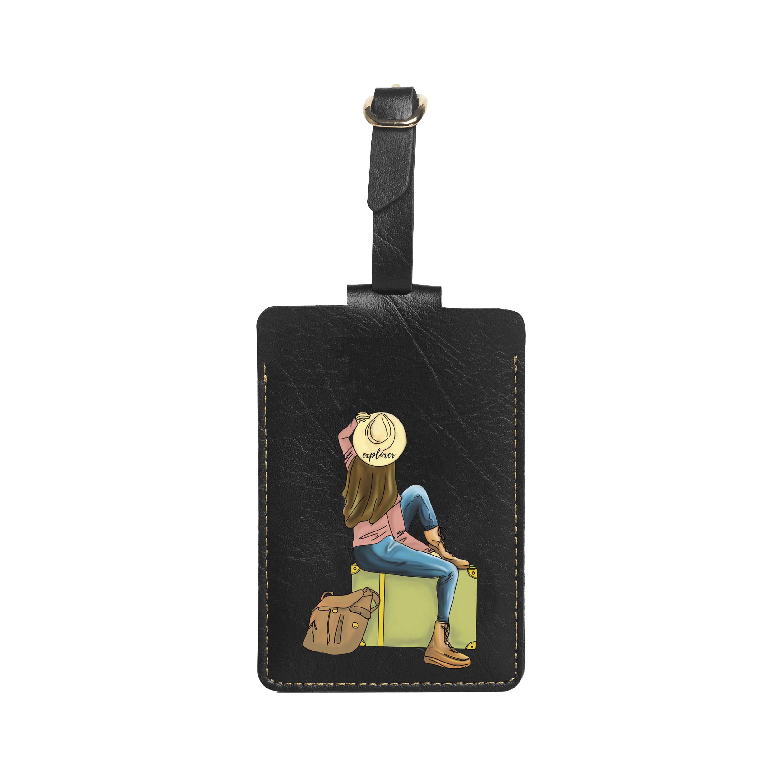 Luggage tag by The Messy Corner | Unique Adorable and Attractive Ultra Violet Print Luggage tag is Compatible with Travel Bags Luggage Bags suitcases-image-14