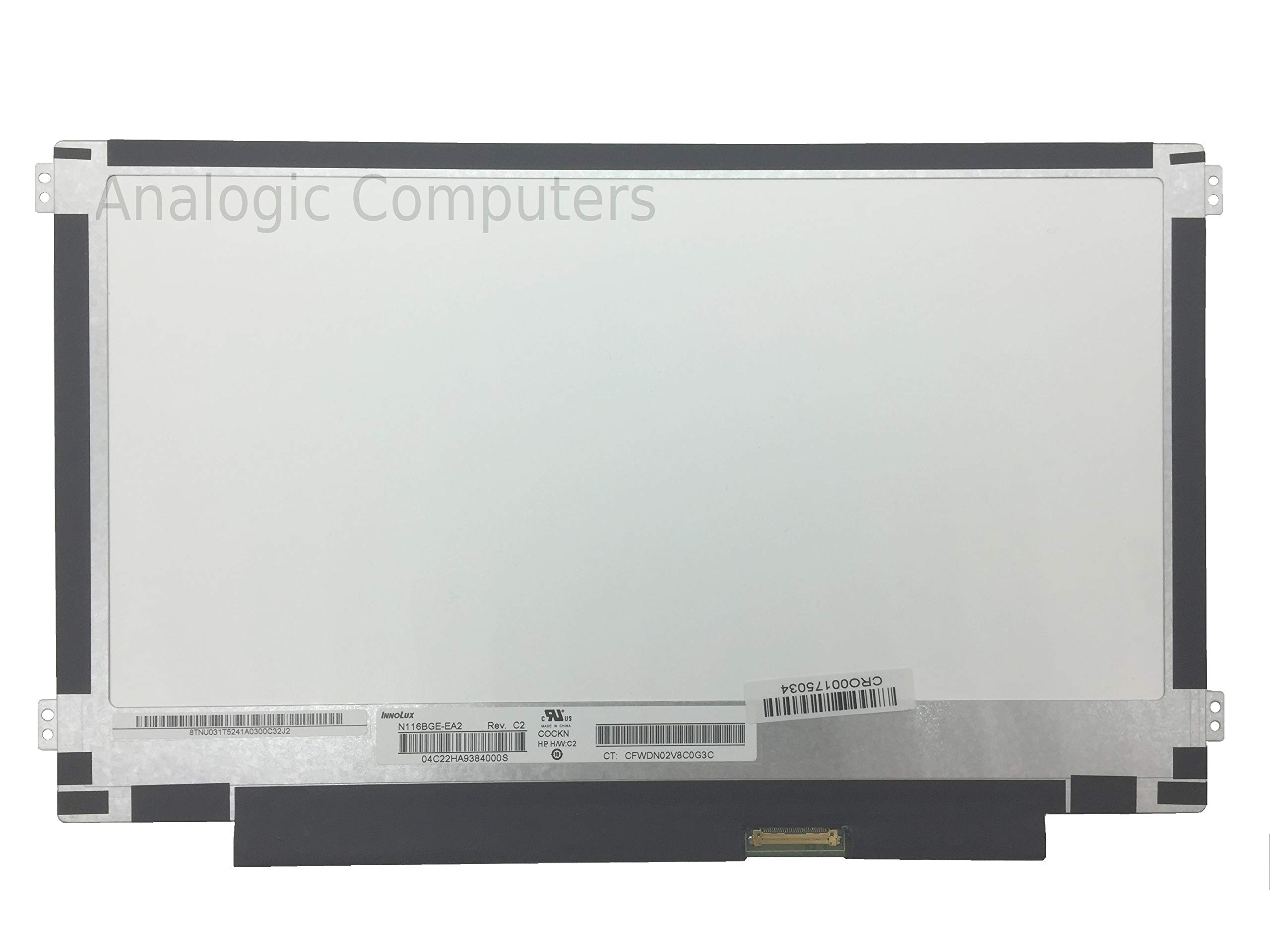 Analogic BRAND 11.6" CHIMEI INNOLUX N116BGE-EA2 AG REV C3 LAPTOP DISPLAY PANEL WXGA