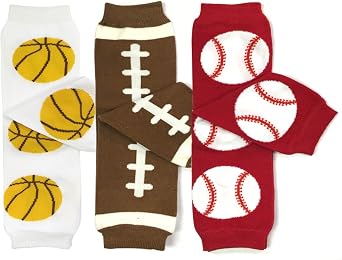 Bowbear Baby 3-Pair Playful Leg Warmers