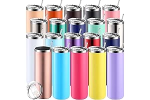 20 Pack Straight Skinny Tumblers - Your Ultimate Bulk Tumbler Solution for Unforgettable Occasions