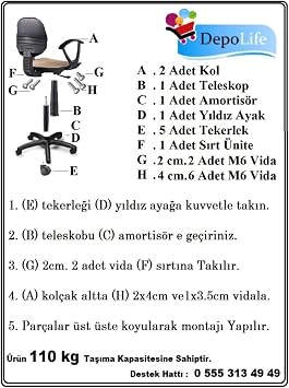 Depolife Frozen Desenli Çocuk Çalışma Koltuğu Karlar Ülkesi Çocuk Odası Ofis Sandalyesi Tekerlekli Amortisör