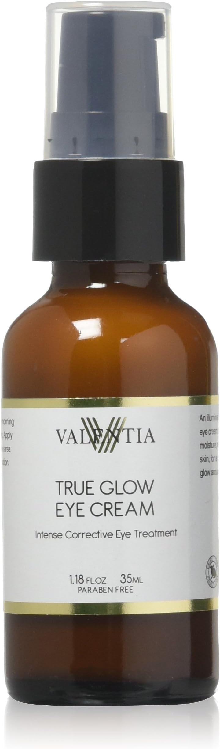 True Glow Eye Cream - Intense Dark Circles Corrector - Natural and Organic Ingredients - with Vitamin C, Astaxanthin, Arnica and Organic Rosehip Oil - 1.18 Oz