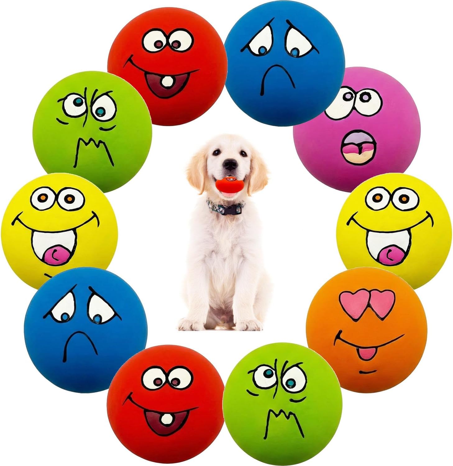 Juguetes Squeaky para Perros Paquete de 10 Piezas